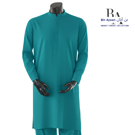 Premium Wash & Wear Boski -Zinc/see Green